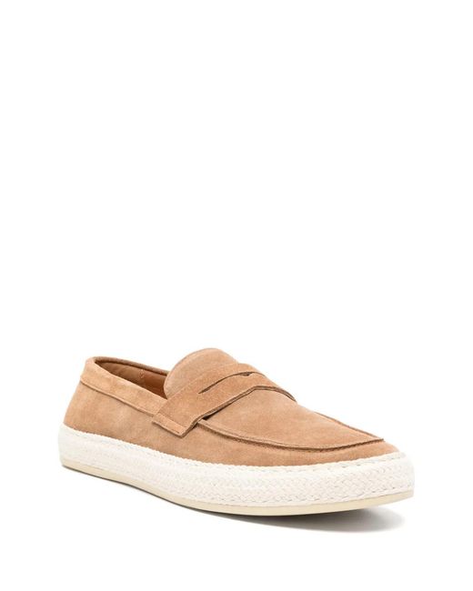SERGIO MORETTI FIRENZE White Suede Espadrilles for men