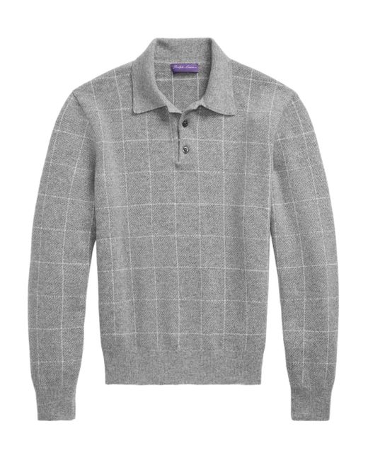 Ralph Lauren Gray Polo-Neck Sweater for men