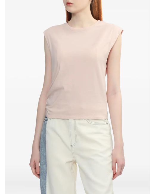 Rag & Bone Pink Cap-Sleeve Tank Top