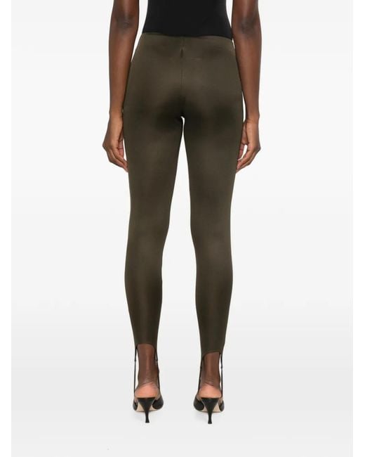 Frankie Shop Green Caserta Stirrup-Cuff Leggings