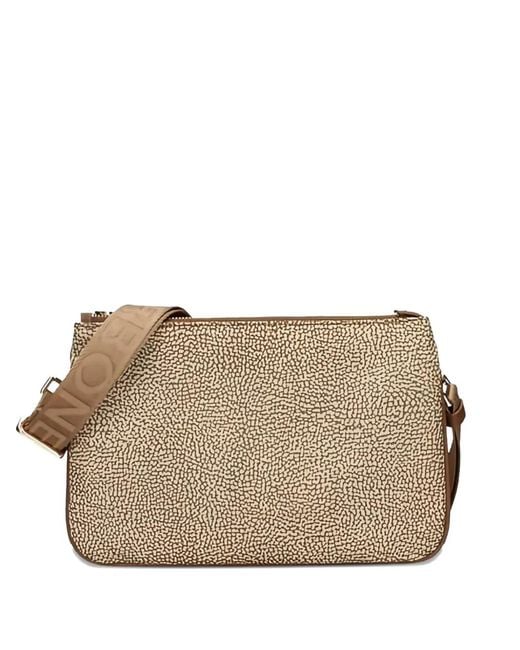 Borsa A Tracolla di Borbonese in Brown