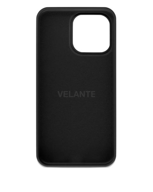 Velante Blue Saffiano Leather Iphone 16 Pro Max Phone Case