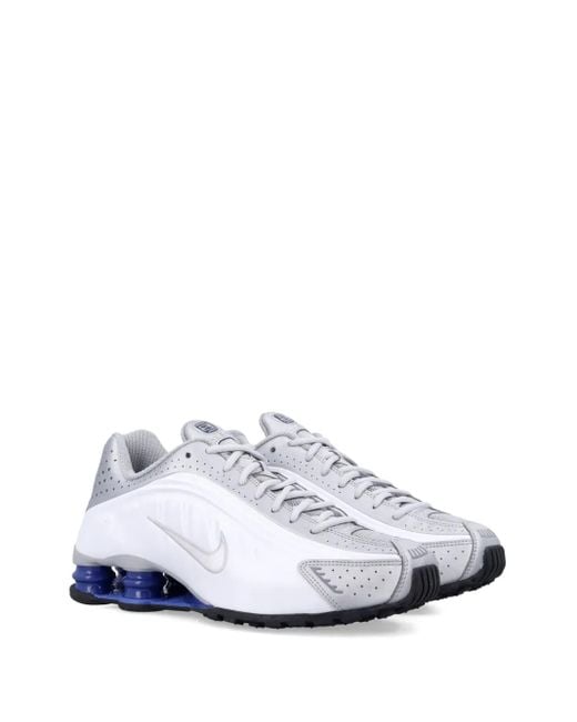 Nike White Shox R4 Sneakers