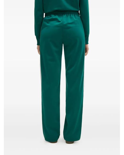 Adidas Green Side-Striped Track Pants