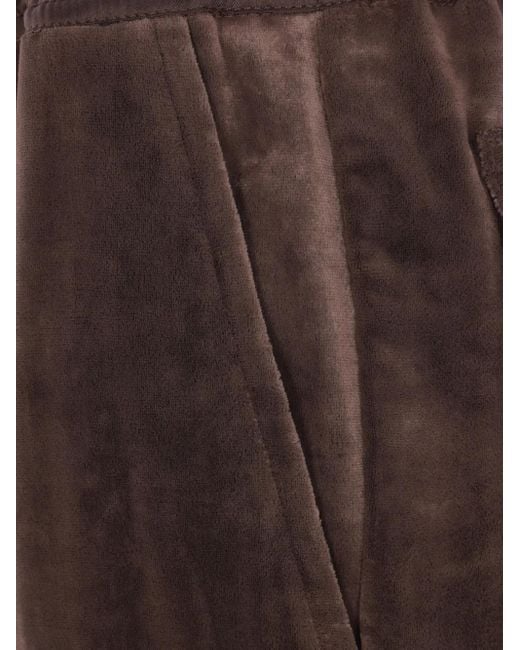 Rick Owens Brown Geth Belas Drawstring Trousers