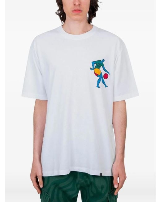 T-Shirt En Coton À Imprimé Graphique by Parra pour homme en coloris White