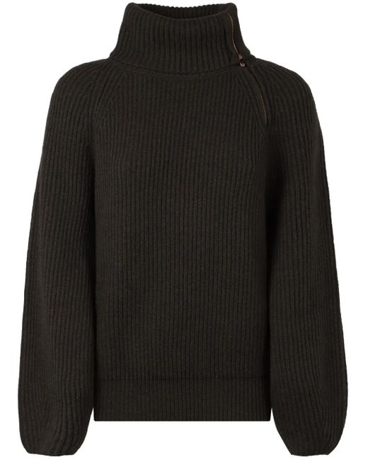 Pull En Laine Agnona en coloris Black
