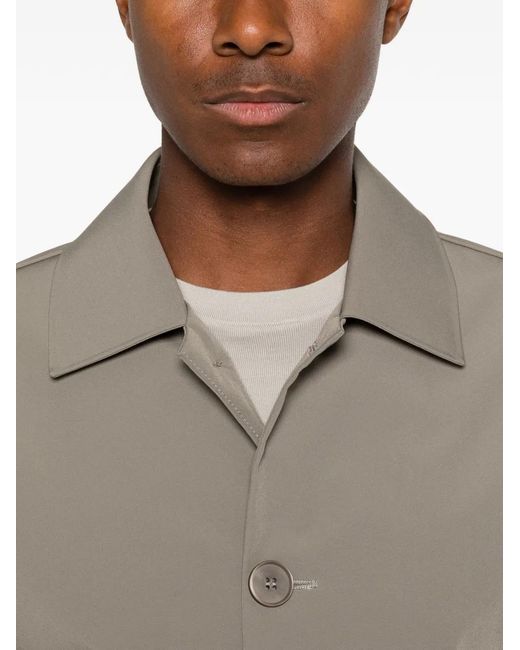 ÉPHÉMÈRE Gray Button-Up Pocket Coat for men