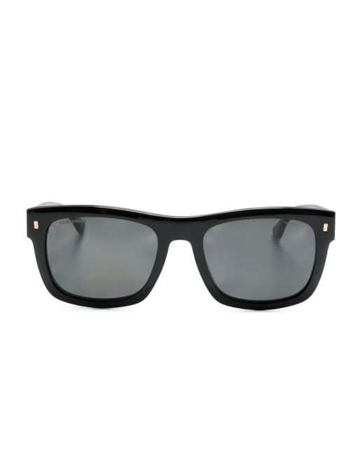 DSquared² Black Clip-on Lense Detail Sunglasses for men