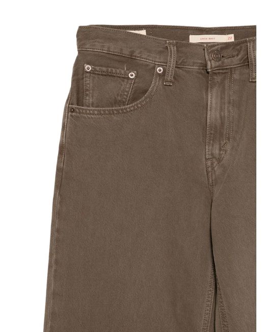 Levi's Brown Jean Ample À Effet Délavé