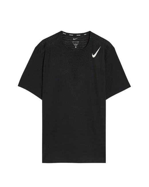 Nike Black Dri-Fit Adv Perforated T-Shirt for men