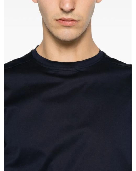 VELA SHOP Blue T-Shirt À Manches Courtes for men