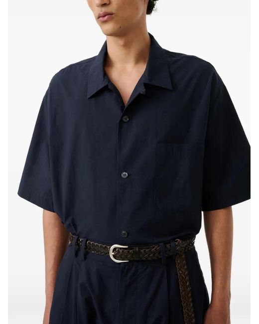 Studio Nicholson Blue Agios Chest-Pocket Shirt for men