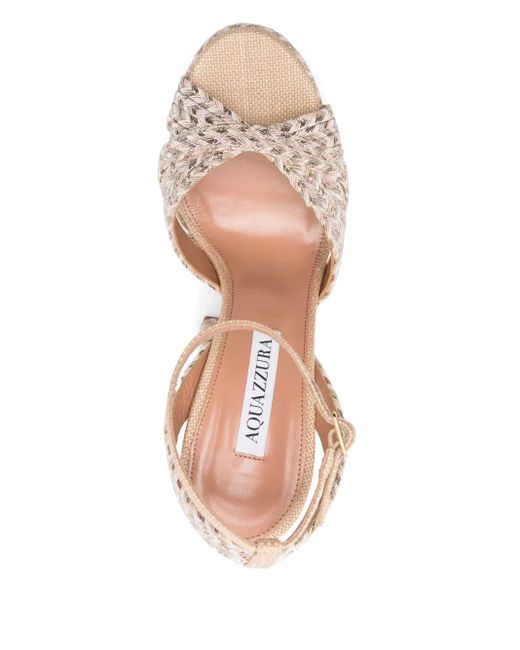 Aquazzura Natural Sandals