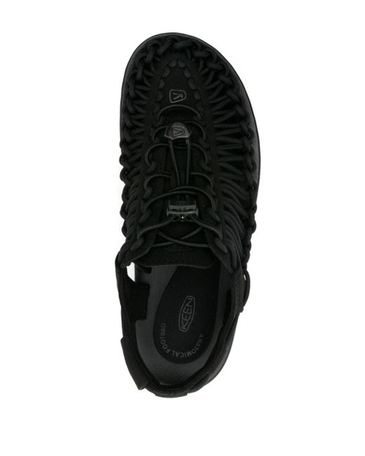 Keen Black Uneek Two-cord Sandals