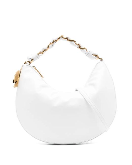 Borsa Tote Con Applicazione A Fiori di Genny in White