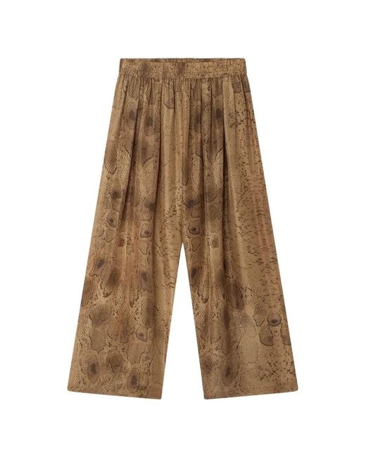 Mes Demoiselles White Elasticated Trousers