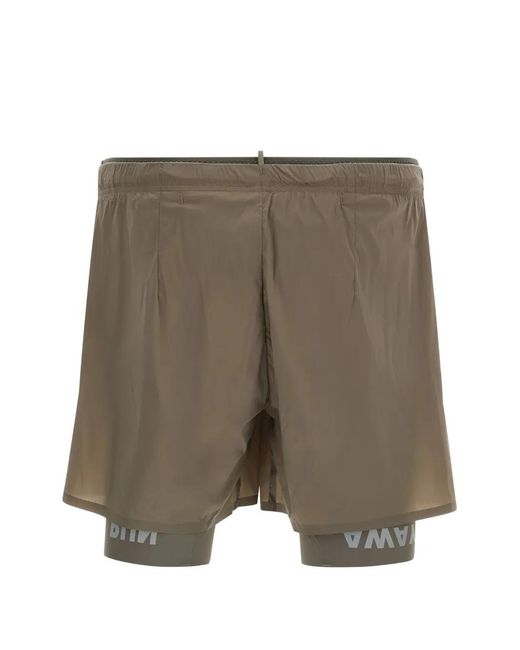 Satisfy Gray Techsilk 5' Layered Shorts for men
