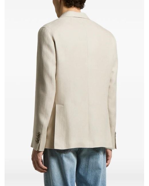 Peserico Natural Patch-Pocket Blazer for men