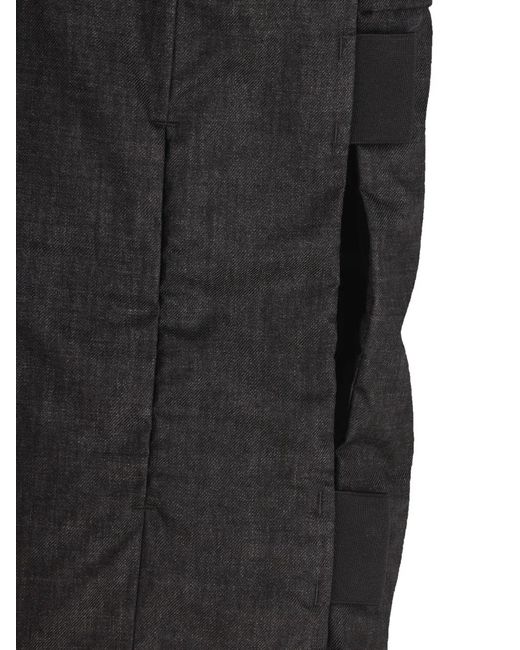 Massimo Osti Studio Black Logo-Plaque Padded Gilet for men