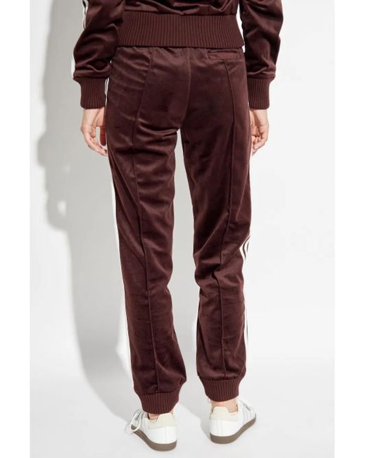 Adidas Purple Pants With Logo