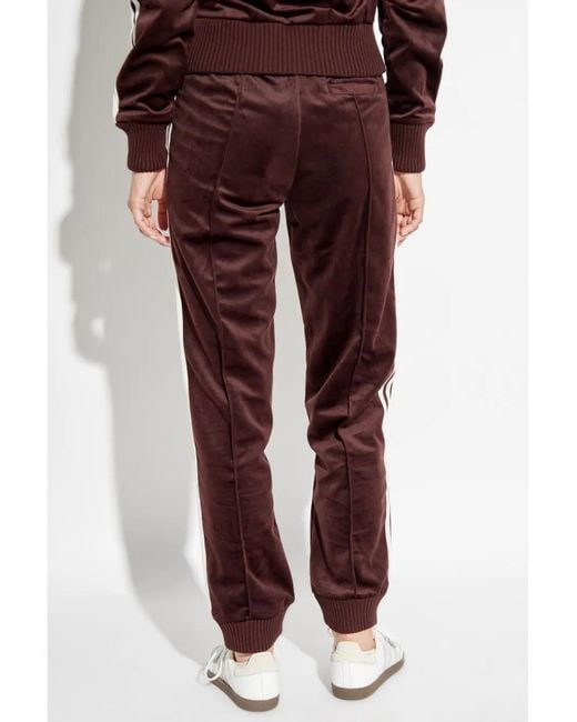 Adidas Purple Pants With Logo