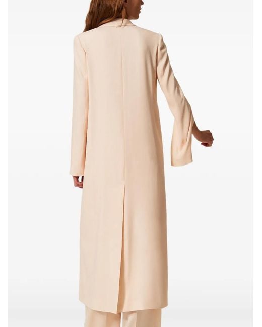 Twinset Natural Envers Duster Coat