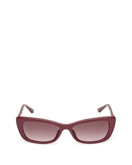 Guess Pink Rectangular Sunglasses