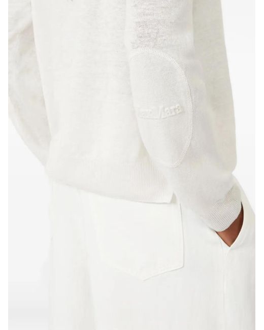 Jersey Con Coderas Max Mara de color White
