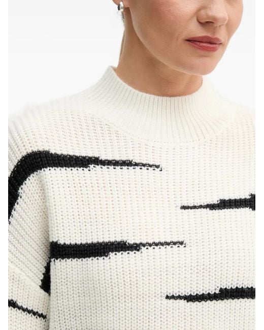 MARC AUREL Natural High-Neck Sweater