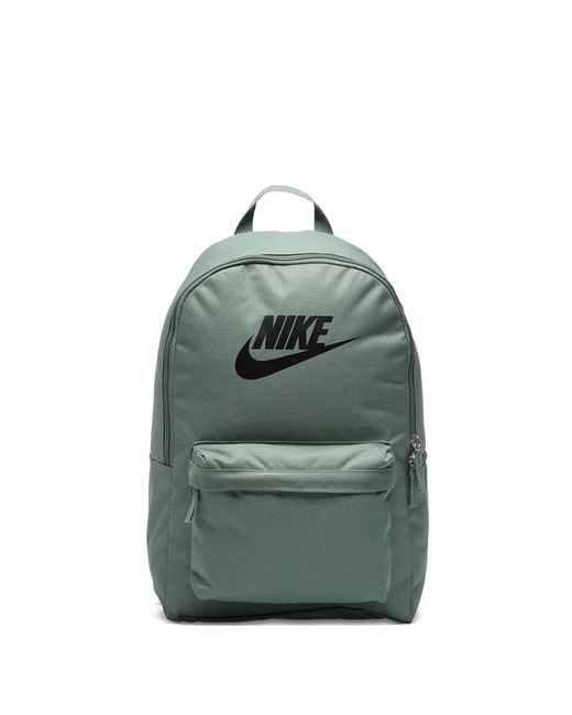 Nike Green Heritage Zipped-Pockets Backpack