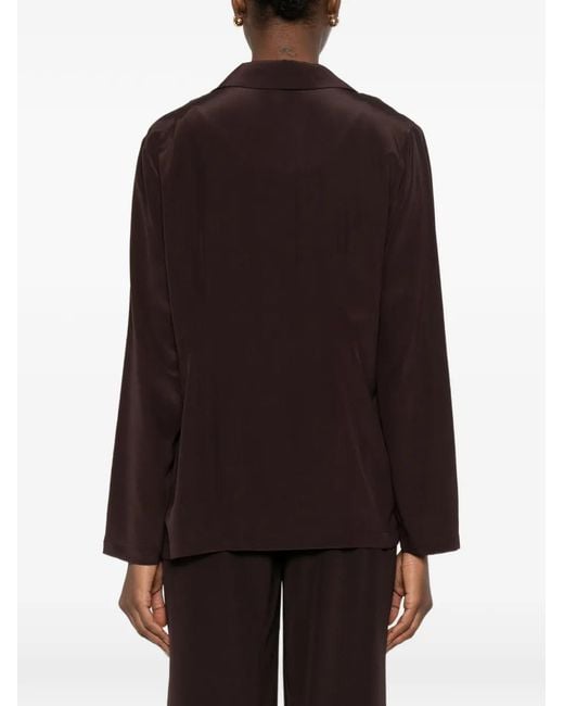 P.A.R.O.S.H. Brown Pocket Blazer