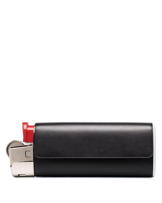 Moschino Black Lighter Clutch Bag