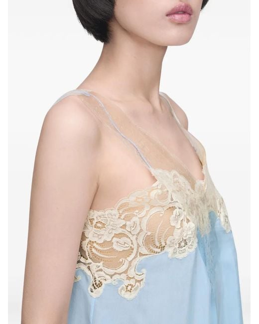 Maison Margiela Blue Taped Slip Dress