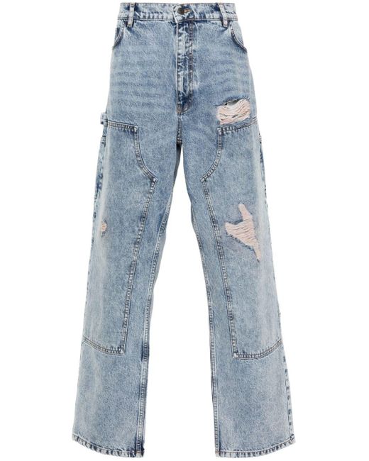 Jeans taglio comodo di Moschino in Blue da Uomo