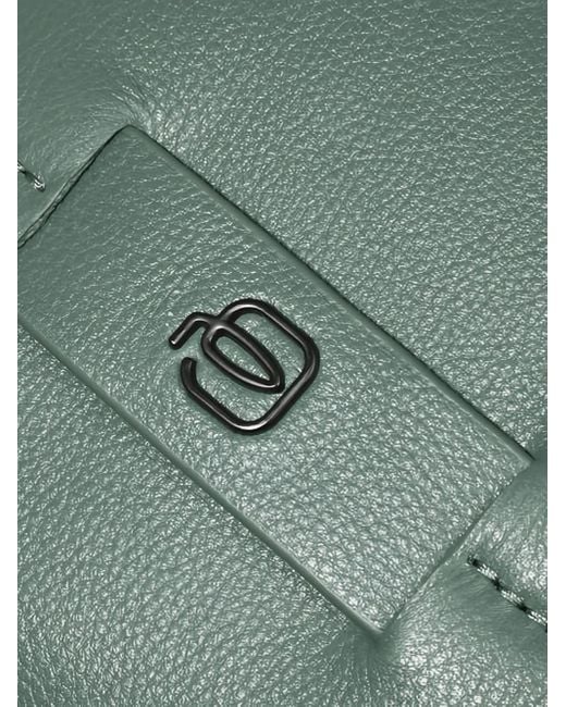 Sac À Dos En Cuir À Fermeture Zippée Piquadro en coloris Green