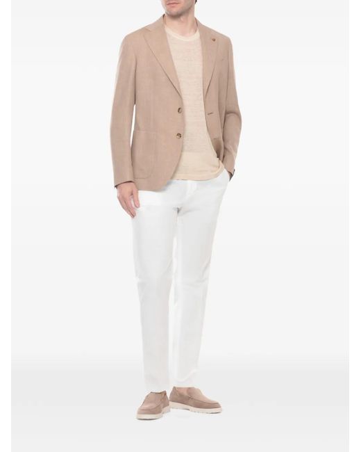 Latorre Natural Lapel-Collar Jacket for men