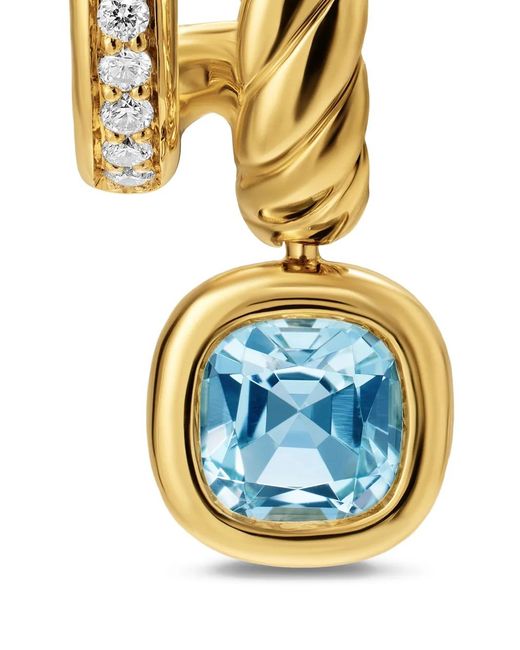 David Yurman Metallic Dy Mercer Color Two Row Drop Earrings