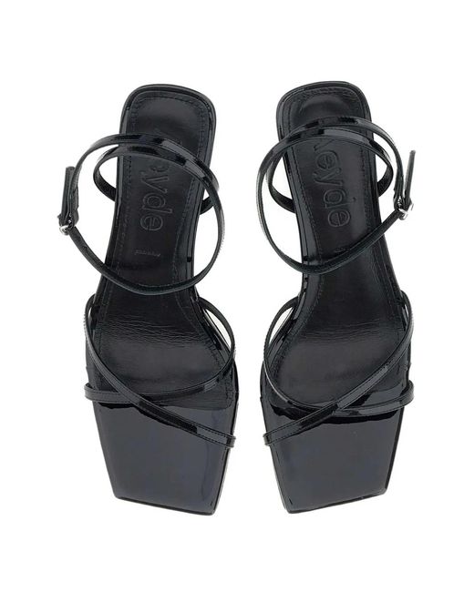 Aeyde White Criss-Cross Strap Sandals