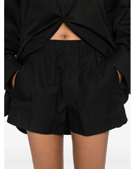 Wardrobe NYC Black Drawstring Shorts
