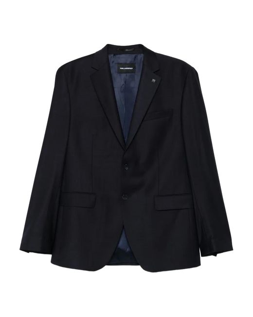 Karl Lagerfeld Blue Two-Button Blazer for men