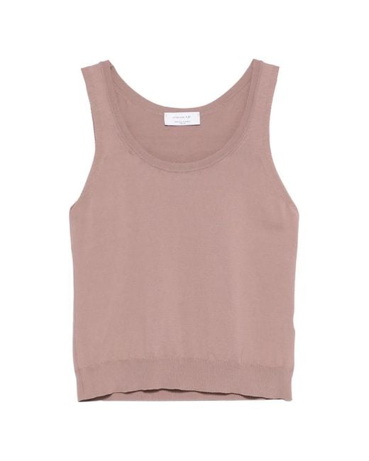 Daniele Fiesoli Pink Round-Neck Tank Top