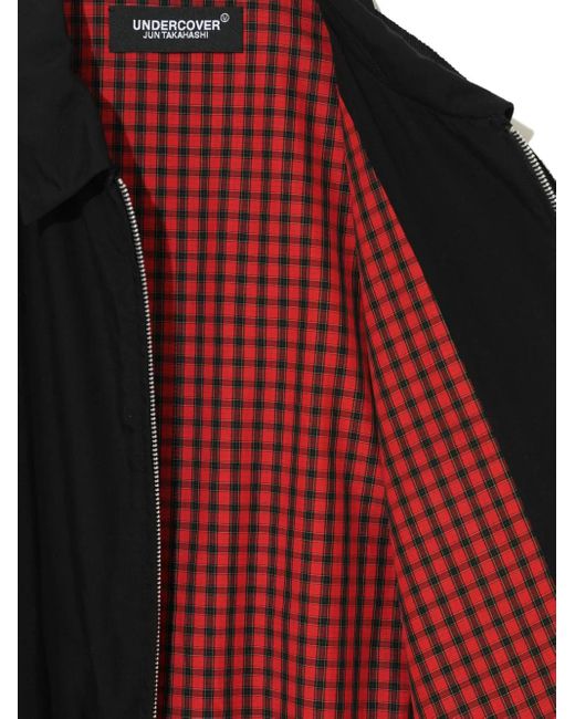 Undercover Black Printed Shirt Jacket for men