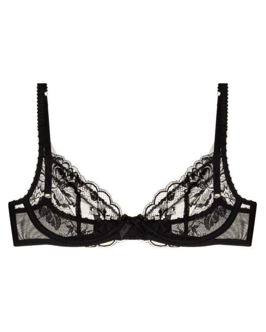 Agent Provocateur Yara Lace Underwired Bra in Black | Lyst Canada
