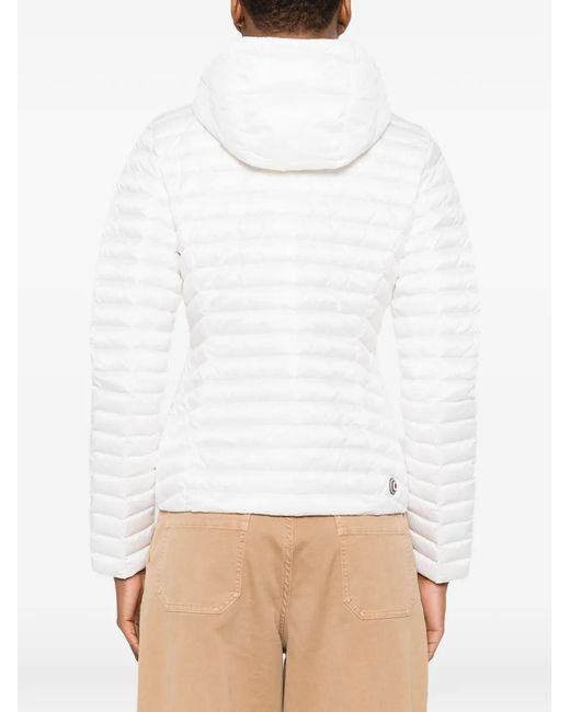 Colmar White Hooded Padded Jacket