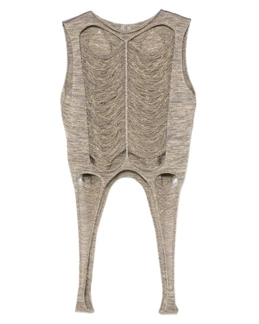 Rick Owens Tanja Top in Natural | Lyst
