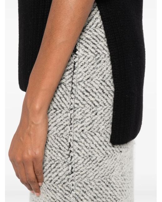 Alberta Ferretti Gray Skirt