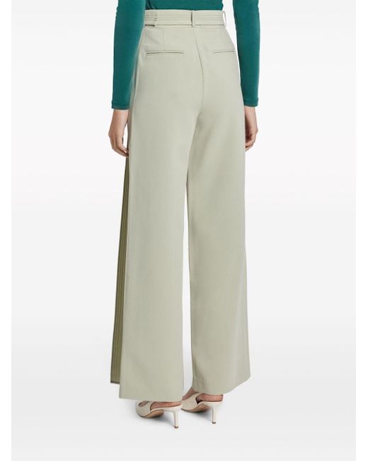 Acler Green Braeside Belted Trousers
