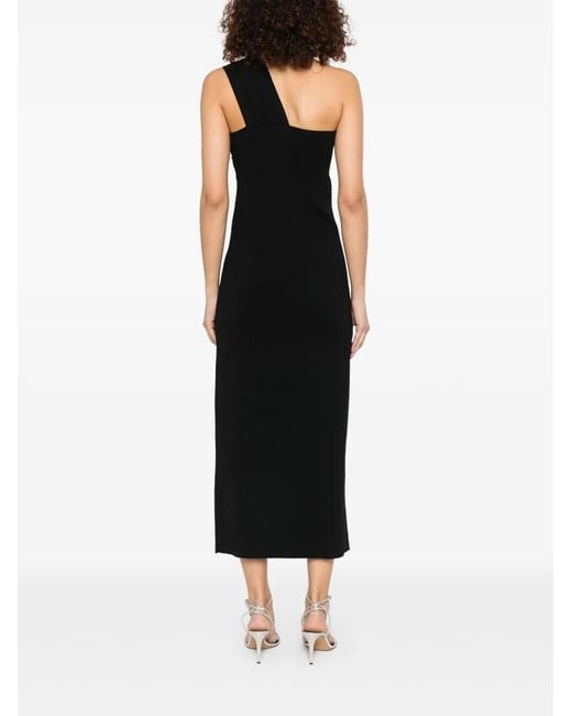 P.A.R.O.S.H. Black Knitted Mini Dress