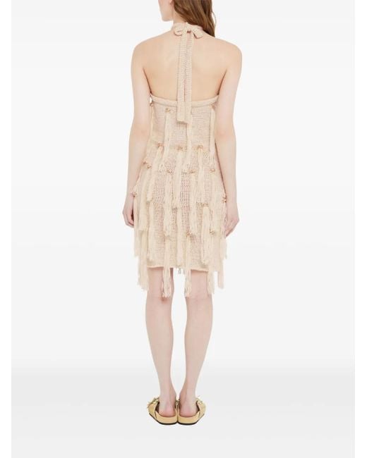Alanui Cape Jasmine Mini-Jurk in het Natural